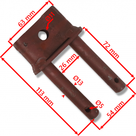 100x ŁĄCZNIK PRĘTA PODNOŚNIKA PODWÓJNEGO KOPACZKA